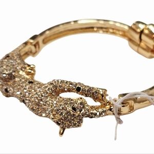 Natasha Couture Crystal Panther Bracelet